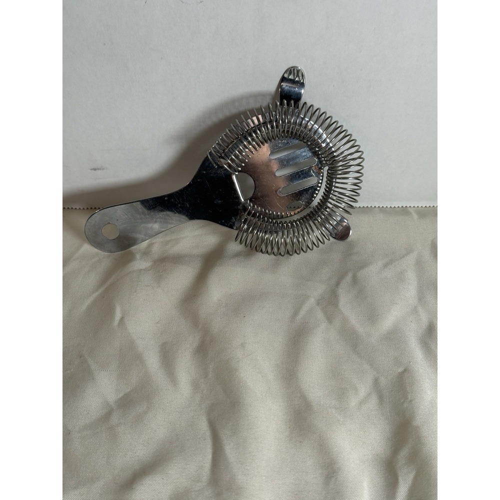 Vintage Hawthorne Bar Cocktail Strainer 4-Prong Stainless Steel USA Made Tool